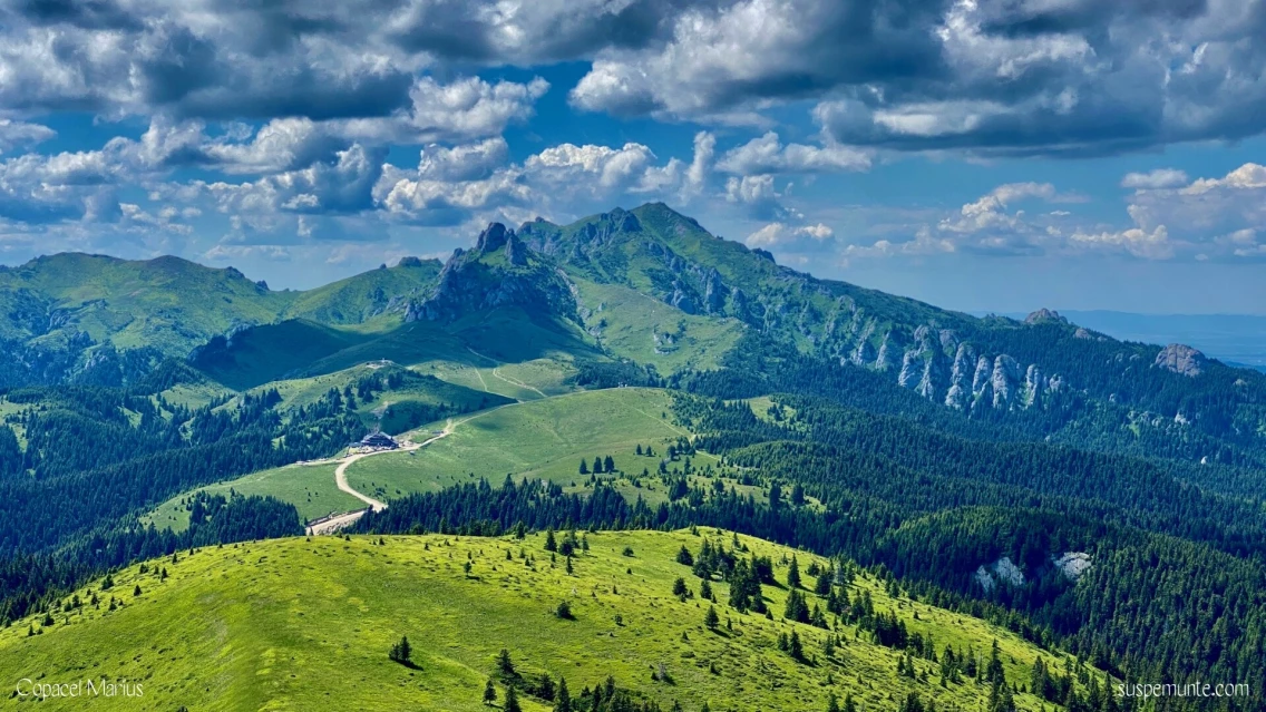 Cabana Muntele Rosu(1280m) - La Rascruce(1807m) - Vf. Gropsoarele(1883m) - La Rascruce(1807m) - Cabana Ciucas(1590m) - Cabana Muntele Rosu(1280m)