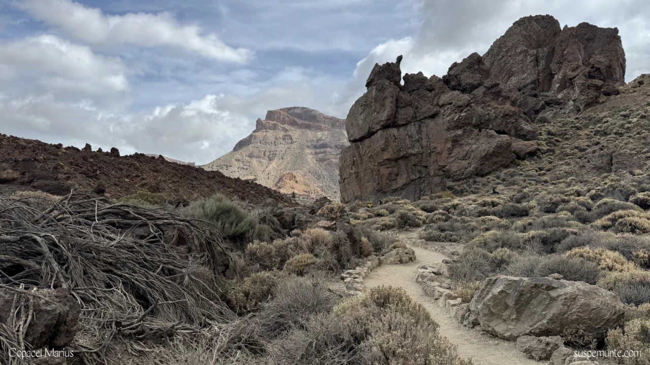 Roques de García  - traseu
