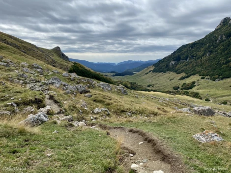 Valea Obarsia Ialomitei vazuta de sus
