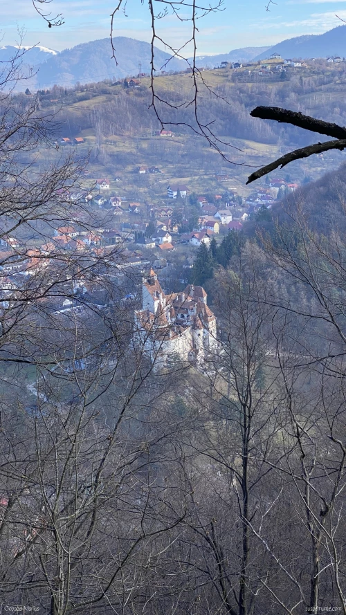 Castelul Bran vazut de sus